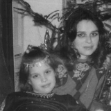 Л.Матвеева с дочерью Анной. 1996 г.