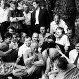 Ю.А. Гагарин и молодые писатели в гостях у Михаила Шолохова