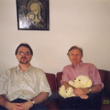 С сыном Андреем, 1999 г.