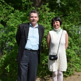 С художником Пузановой , 17 мая 2014 г.