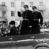 Парад в Североморске 1979 год. Принимающий парад Чернавин В.Н